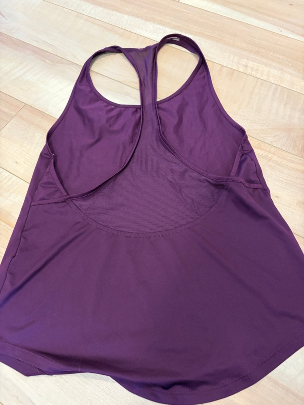 Under Armour Women's Deep Plum Racerback Training Tank - Picture 2 of 2